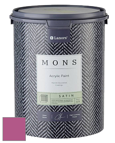 MONS SATIN PAINT – 100% акриловая полуматовая краска, 12% блеска цвет NCS S 2060-R30B 