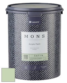 MONS SATIN PAINT – 100% акриловая полуматовая краска, 12% блеска цвет NCS S 1020-G30Y 
