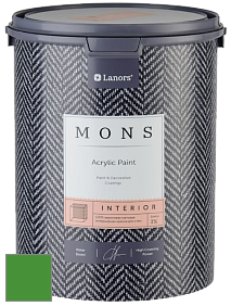 MONS INTERIOR PAINT – 100% акриловая глубоко матовая краска, 3% блеска цвет NCS S 2075-G20Y 