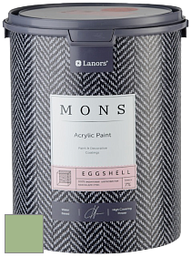 MONS EGGSHELL PAINT – 100% акриловая шелковисто-матовая краска, 7 % блеска цвет NCS S 2030-G30Y 