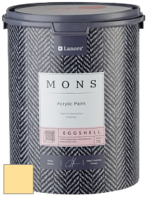 MONS EGGSHELL PAINT – 100% акриловая шелковисто-матовая краска, 7 % блеска цвет NCS S 0530-Y 