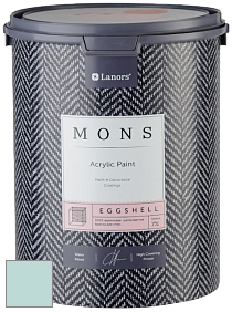 MONS EGGSHELL PAINT – 100% акриловая шелковисто-матовая краска, 7 % блеска цвет NCS S 1015-B50G 