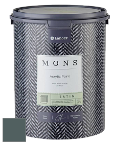 MONS SATIN PAINT – 100% акриловая полуматовая краска, 12% блеска цвет NCS S 7010-B50G 