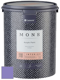 MONS INTERIOR PAINT – 100% акриловая глубоко матовая краска, 3% блеска цвет NCS S 2050-R60B 