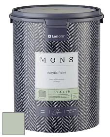 MONS SATIN PAINT – 100% акриловая полуматовая краска, 12% блеска цвет MONS 238 Сильвия