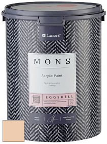 MONS EGGSHELL PAINT – 100% акриловая шелковисто-матовая краска, 7 % блеска цвет NCS S 1015-Y40R 