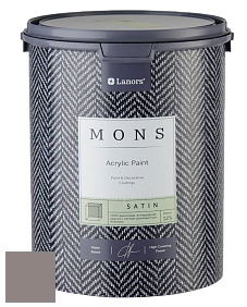 MONS SATIN PAINT – 100% акриловая полуматовая краска, 12% блеска цвет NCS S 5005-Y80R 