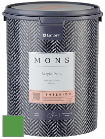 MONS INTERIOR PAINT – 100% акриловая глубоко матовая краска, 3% блеска цвет NCS S 2070-G20Y 