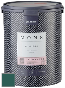 MONS EGGSHELL PAINT – 100% акриловая шелковисто-матовая краска, 7 % блеска цвет NCS S 6030-B70G 