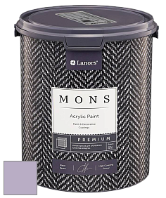 MONS PREMIUM PAINT – 100% акриловая интерьерная краска с шелковистым матовым блеском цвет NCS S 2020-R50B 