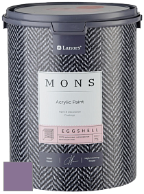 MONS EGGSHELL PAINT – 100% акриловая шелковисто-матовая краска, 7 % блеска цвет NCS S 4030-R50B 