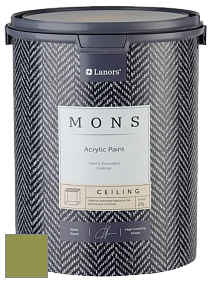 MONS CEILING PAINT – Aбсолютно матовая потолочная краска, 2% блеска цвет NCS S 3050-G50Y 