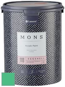 MONS EGGSHELL PAINT – 100% акриловая шелковисто-матовая краска, 7 % блеска цвет NCS S 1060-G 