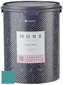 MONS EGGSHELL PAINT – 100% акриловая шелковисто-матовая краска, 7 % блеска цвет NCS S 3040-B40G 