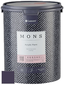 MONS EGGSHELL PAINT – 100% акриловая шелковисто-матовая краска, 7 % блеска цвет MONS 222 Пульчинелла