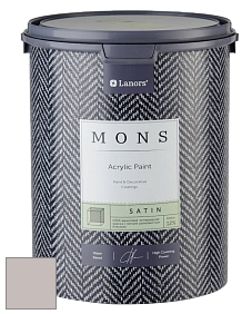 MONS SATIN PAINT – 100% акриловая полуматовая краска, 12% блеска цвет MONS 179 Пыльная роза