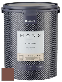 MONS CEILING PAINT – Aбсолютно матовая потолочная краска, 2% блеска цвет MONS 80 Терракота