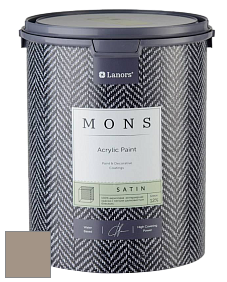 MONS SATIN PAINT – 100% акриловая полуматовая краска, 12% блеска цвет MONS 184 Боярд