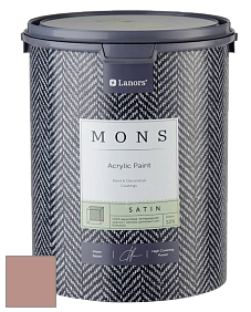 MONS SATIN PAINT – 100% акриловая полуматовая краска, 12% блеска цвет NCS S 3020-Y80R 