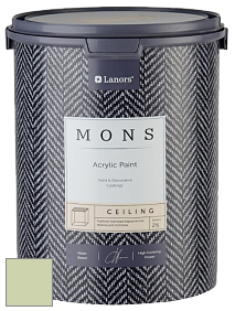 MONS CEILING PAINT – Aбсолютно матовая потолочная краска, 2% блеска цвет NCS S 1020-G40Y 