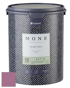 MONS SATIN PAINT – 100% акриловая полуматовая краска, 12% блеска цвет NCS S 3040-R30B 