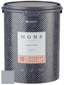MONS INTERIOR PAINT – 100% акриловая глубоко матовая краска, 3% блеска цвет NCS S 3010-R70B 