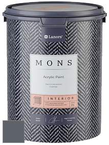 MONS INTERIOR PAINT – 100% акриловая глубоко матовая краска, 3% блеска цвет NCS S 7005-R80B 