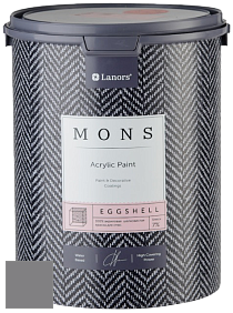 MONS EGGSHELL PAINT – 100% акриловая шелковисто-матовая краска, 7 % блеска цвет NCS S 5502-R50B 