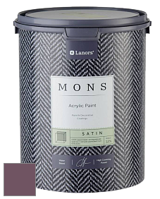 MONS SATIN PAINT – 100% акриловая полуматовая краска, 12% блеска цвет NCS S 6020-R30B 