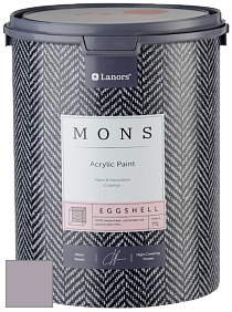 MONS EGGSHELL PAINT – 100% акриловая шелковисто-матовая краска, 7 % блеска цвет NCS S 3010-R40B 