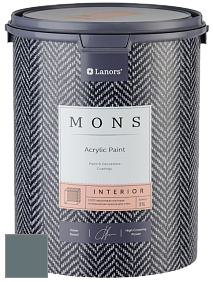 MONS INTERIOR PAINT – 100% акриловая глубоко матовая краска, 3% блеска цвет NCS S 6010-B30G 