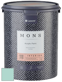 MONS INTERIOR PAINT – 100% акриловая глубоко матовая краска, 3% блеска цвет NCS S 1020-B70G 