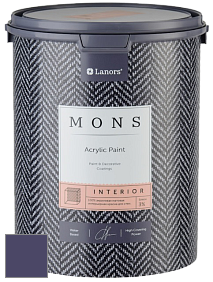 MONS INTERIOR PAINT – 100% акриловая глубоко матовая краска, 3% блеска цвет NCS S 6030-R60B 