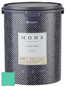 MONS CEILING PAINT – Aбсолютно матовая потолочная краска, 2% блеска цвет NCS S 1050-B80G 
