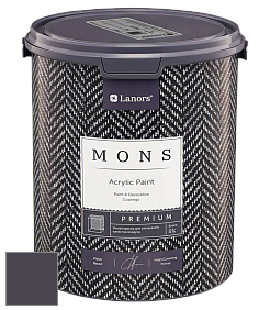 MONS PREMIUM PAINT – 100% акриловая интерьерная краска с шелковистым матовым блеском цвет NCS S 8005-R50B 