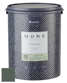 MONS SATIN PAINT – 100% акриловая полуматовая краска, 12% блеска цвет NCS S 7010-G10Y 