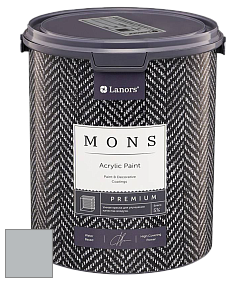 MONS PREMIUM PAINT – 100% акриловая интерьерная краска с шелковистым матовым блеском цвет NCS S 2502-B 