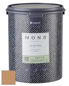 MONS SATIN PAINT – 100% акриловая полуматовая краска, 12% блеска цвет NCS S 3030-Y30R 