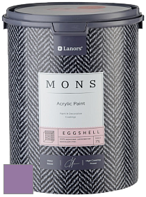 MONS EGGSHELL PAINT – 100% акриловая шелковисто-матовая краска, 7 % блеска цвет NCS S 3040-R50B 