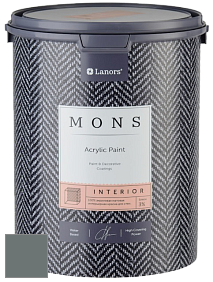MONS INTERIOR PAINT – 100% акриловая глубоко матовая краска, 3% блеска цвет NCS S 6005-B50G 
