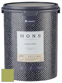 MONS CEILING PAINT – Aбсолютно матовая потолочная краска, 2% блеска цвет NCS S 2050-G50Y 
