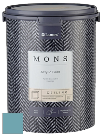 MONS CEILING PAINT – Aбсолютно матовая потолочная краска, 2% блеска цвет NCS S 3030-B10G 