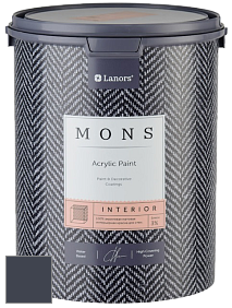 MONS INTERIOR PAINT – 100% акриловая глубоко матовая краска, 3% блеска цвет NCS S 8010-R70B 