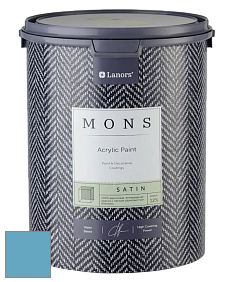 MONS SATIN PAINT – 100% акриловая полуматовая краска, 12% блеска цвет NCS S 2040-B 