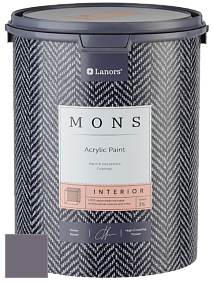 MONS INTERIOR PAINT – 100% акриловая глубоко матовая краска, 3% блеска цвет NCS S 6010-R50B 