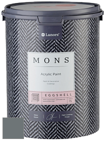 MONS EGGSHELL PAINT – 100% акриловая шелковисто-матовая краска, 7 % блеска цвет NCS S 6005-B20G 