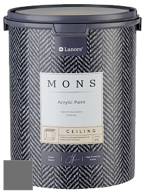 MONS CEILING PAINT – Aбсолютно матовая потолочная краска, 2% блеска цвет NCS S 6500-N 
