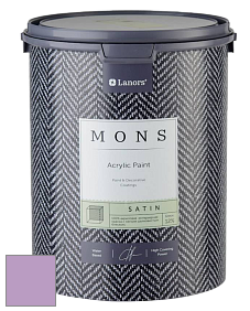MONS SATIN PAINT – 100% акриловая полуматовая краска, 12% блеска цвет MONS 219 Бал