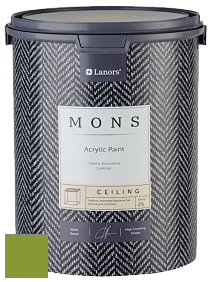 MONS CEILING PAINT – Aбсолютно матовая потолочная краска, 2% блеска цвет NCS S 2070-G40Y 