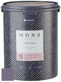 MONS EGGSHELL PAINT – 100% акриловая шелковисто-матовая краска, 7 % блеска цвет NCS S 5020-R50B 